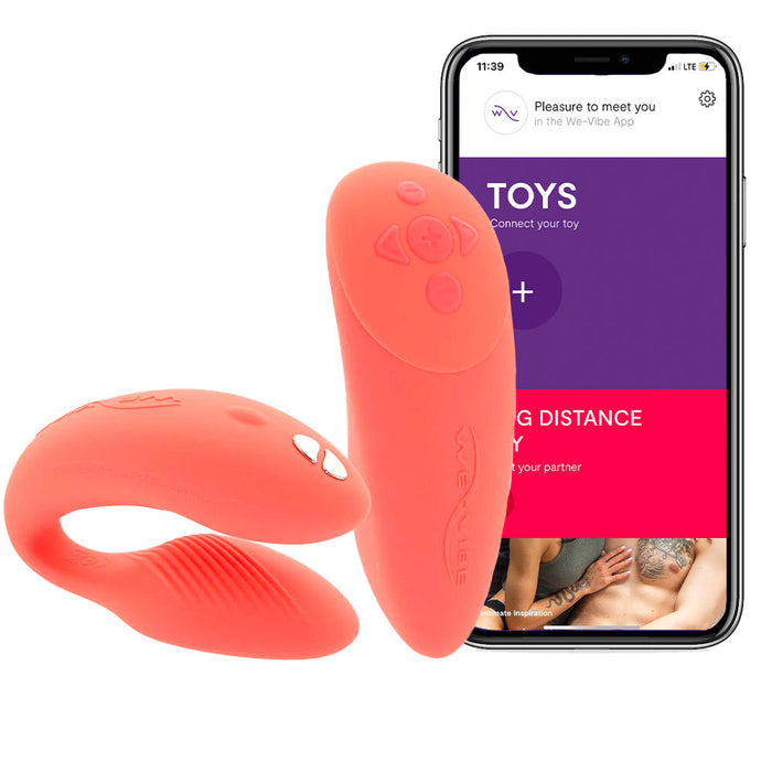 We-Vibe Chorus Coral | Dual-Stimulation Vibe For Couples