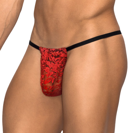 Stretch Posing Strap Red | Male Lingerie