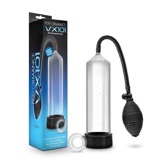 Blush Performance VX101 Male Enhancement Pump Clear | Penis Pump