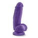 Au Naturel Bold Beefy 7 in Dildo Purple - thick suction dildo