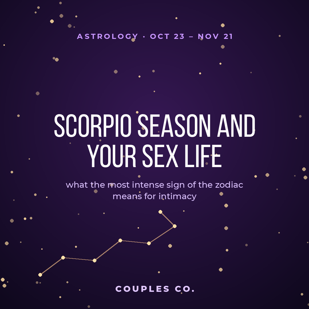 Scorpio Season and Your Sex Life