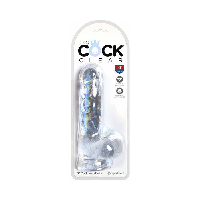 King Cock Realistic with Balls 6inch