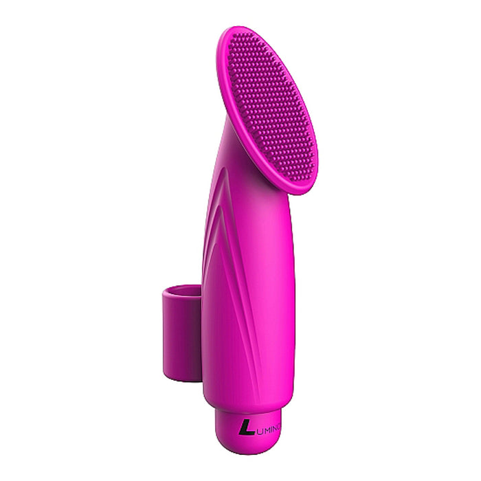 Luminous Thea 10-Speed Bullet Vibrator With Textured Silicone Finger S Luminous Thea 10-Speed Bullet Vibrator With Textured Silicone Finger S