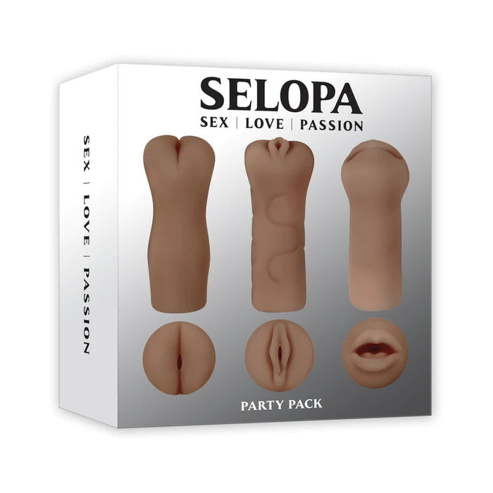 Selopa Party Pack 3 Piece Stroker Pack | Male Masturbator | Stroker For Him