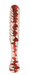 Glass red dildo