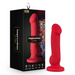 Blush vibrating large red dildo