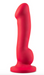 red silicone vibrating waterproof dildo