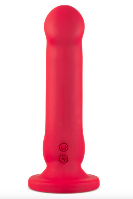 large rechargeable red dildo