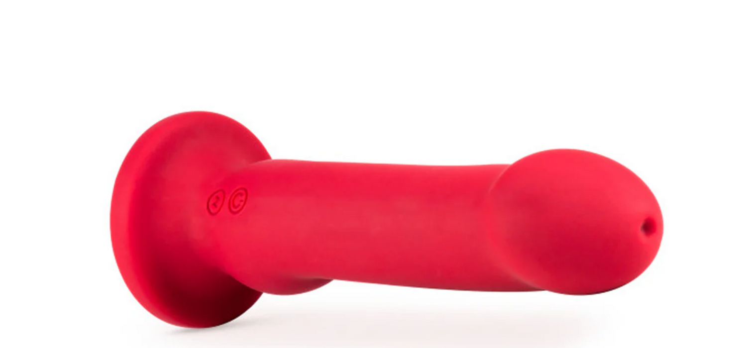 suction cup rechargeable red dildo Blush 
