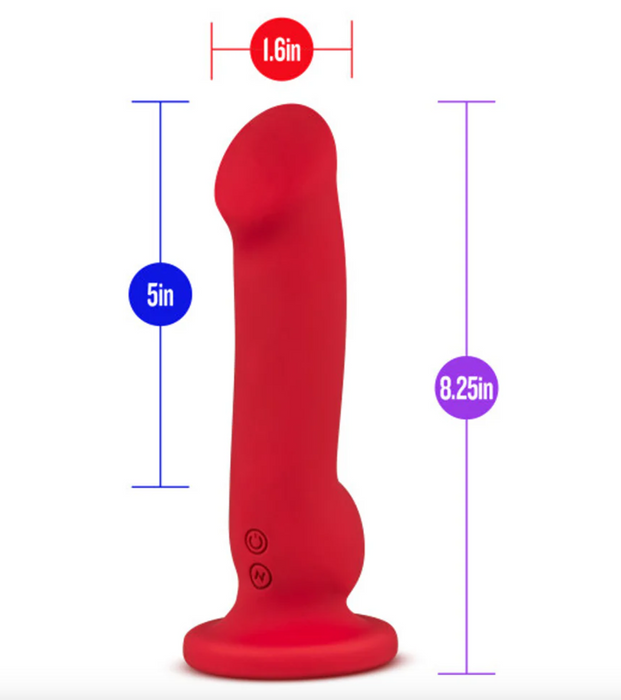 Impressions Large Red Dildo Recharegable 