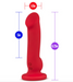 Impressions Large Red Dildo Recharegable 