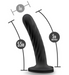 Blush strap-on ready black dildo