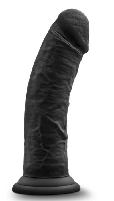 Blush harness compatible black dildo large