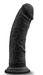 Blush harness compatible black dildo large