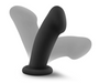 Blush flexible black dildo