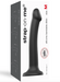 Lovely planet bendable black silicone dildo
