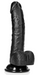 Shots curved black dildo 7 inch