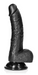 Shots curved black dildo 7 inch suction 