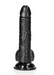 Shots curved black dildo 7 inch