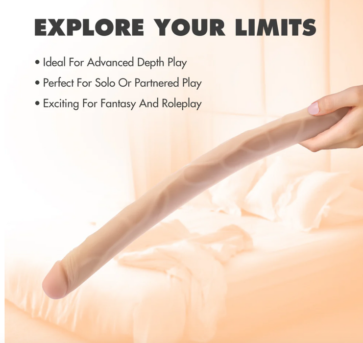 Dr. Skin 19 in. Dildo Beige