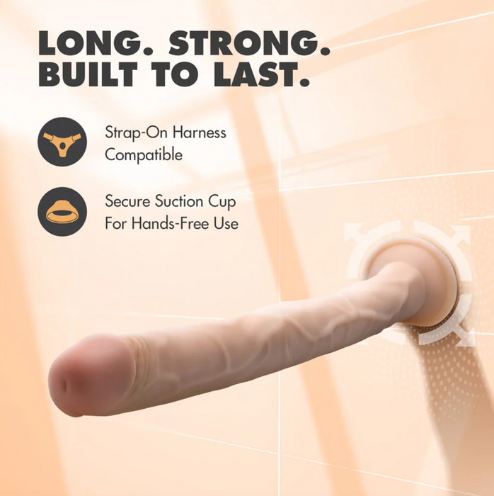 Dr. Skin 19 in. Dildo Beige