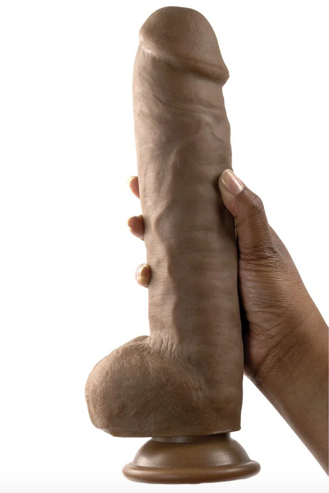 Adam & Eve Adam's Colossal 12 in. Dildo Brown