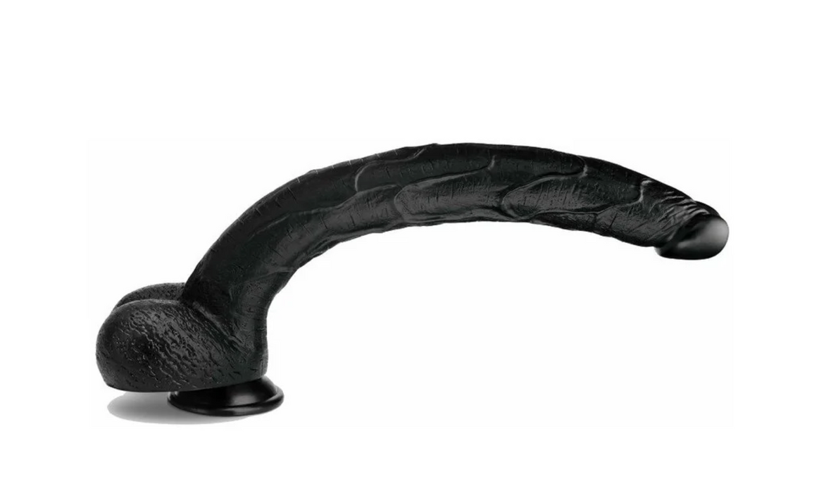 Prowler RED The Destroyer 15 in. Dildo Black