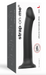Lovely planet bendable black silicone dildo large