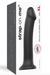 Lovely planet bendable black silicone dildo XL
