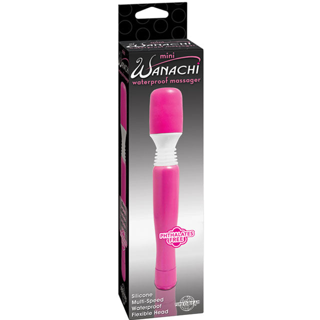 Pipedream Mini Wanachi Waterproof Massager Flexible Silicone Wand Vibr Pipedream Mini Wanachi Waterproof Massager Flexible Silicone Wand Vibr
