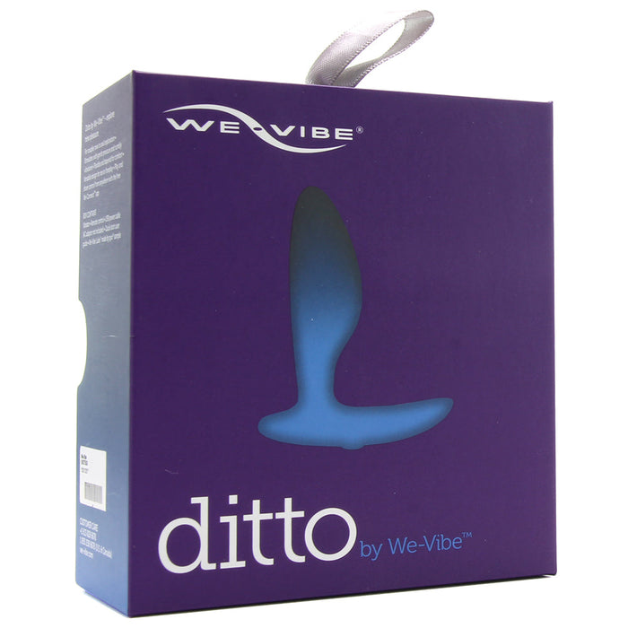 We-Vibe Ditto Rechargeable Remote-Controlled Silicone Vibrating Anal Plug Blue