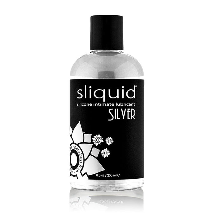 Sliquid Naturals Silver Silicone Lubricant 8.5 oz.