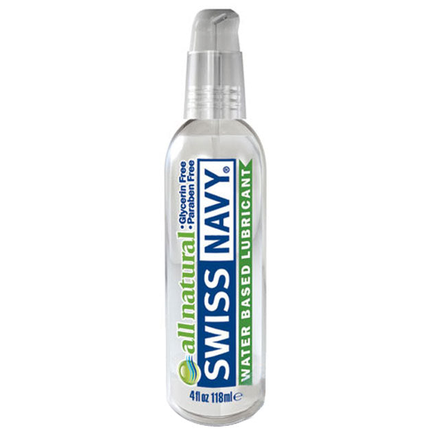 Swiss Navy All Natural Water Based Lubricant 4 oz.