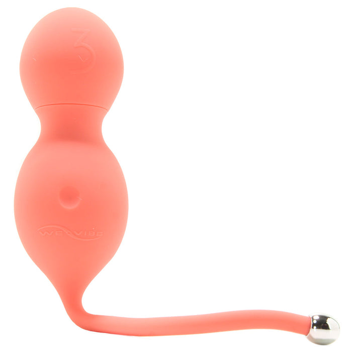 We-Vibe Bloom Rechargeable Silicone Vibrating Kegel Balls Coral
