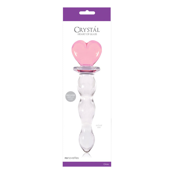 Crystal Heart of Glass-Pink Glass Dildo