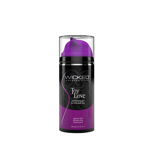Wicked Toy Love | Water Based Lubricant Gel 3.3 Oz. | Developed Specifically For Erotic Toys | Stays In Place Without Running Or Causing A Mess | Safe For All Toys And Latex