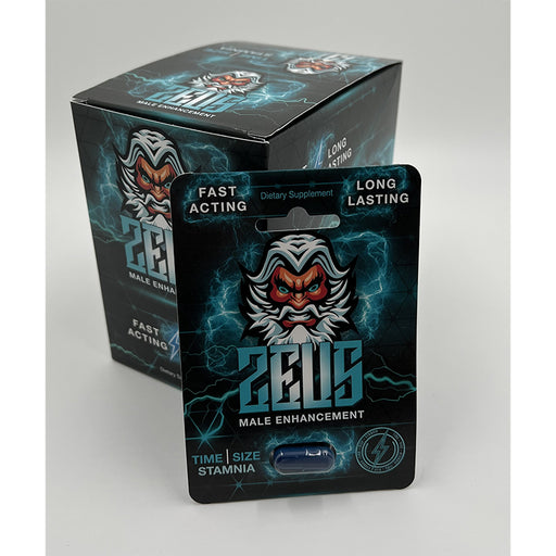Zeus Plus Male Supplement | Male Enhancement Long Lasting | Fast Acting Male Enhancer | Sexual Performance Booster