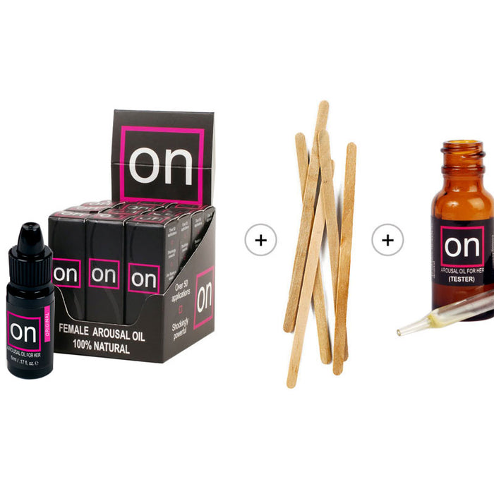 On Natural Arousal Oil For Her Ultra Refill Kit (12 bottles)