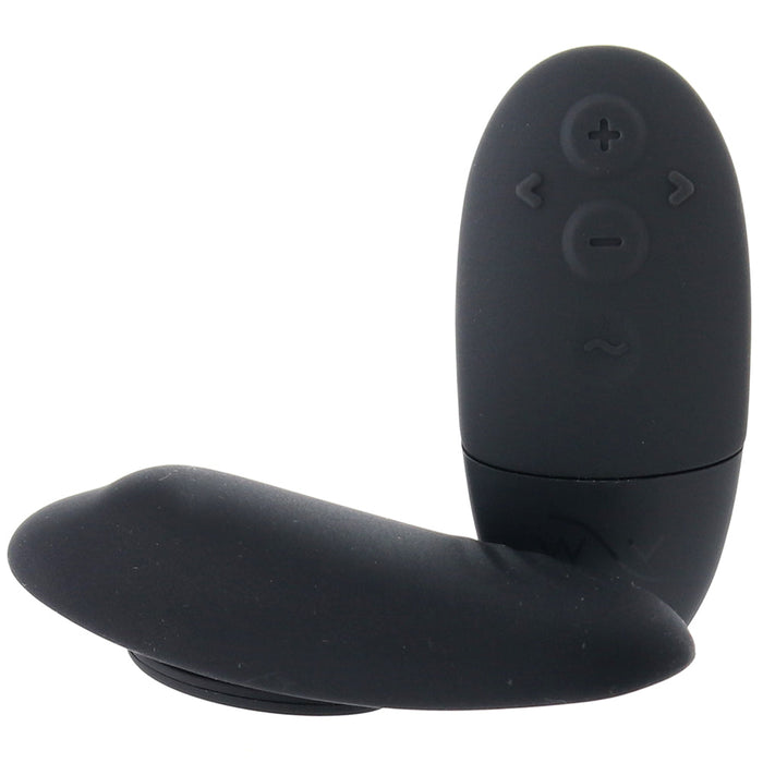 We-Vibe Moxie+ Rechargeable Remote-Controlled Silicone Wearable Clitoral Vibrator Black