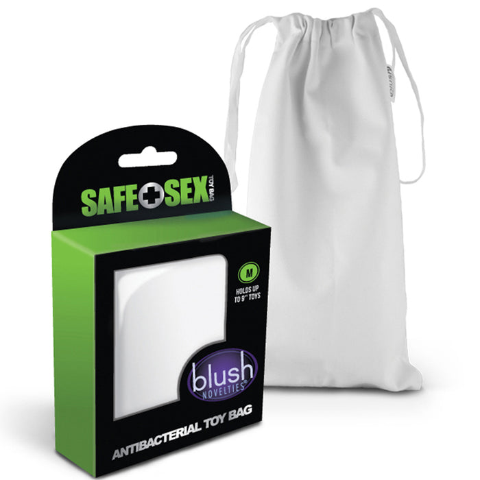 Blush Safe Sex Antibacterial Toy Bag Medium | Satin Bag