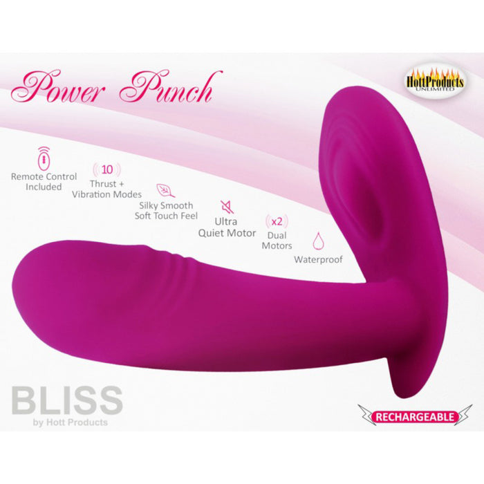Bliss Power Punch Thrusting Vibe | Clitoral | G Spot