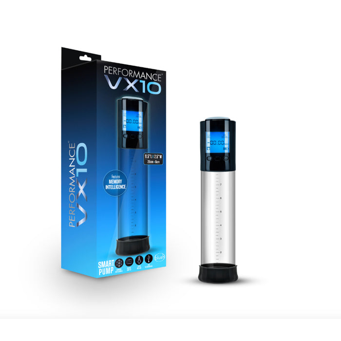 Blush Performance VX10 Rechargeable Smart Pump Clear | Penis Pump