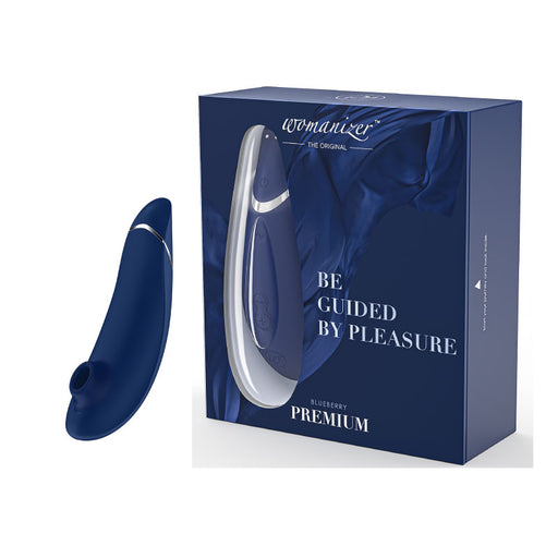 Womanizer Premium Blueberry Edition | Waterproof Sensual Air Pulsation Toy | Rechargeable Clitoral Massager 