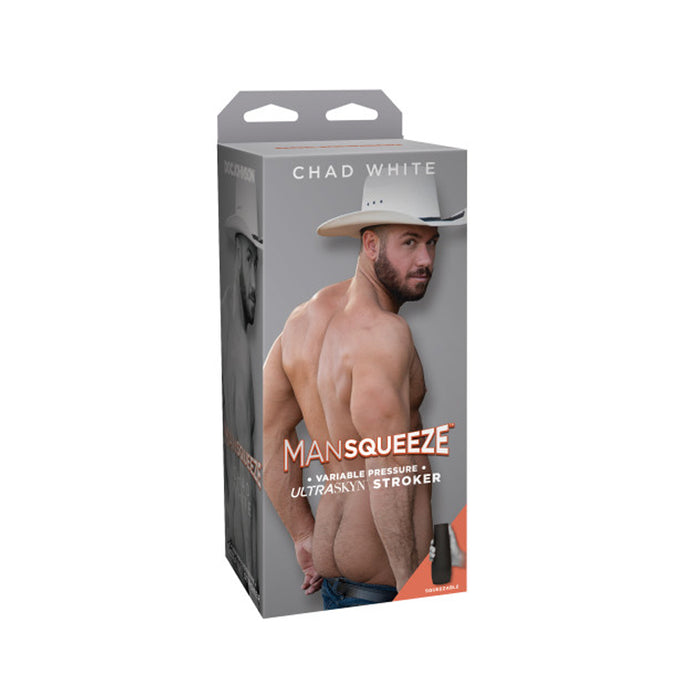 Man Squeeze - Chad White - ULTRASKYN Stroker - Ass Vanilla | Male Mastubator | Fleshlight