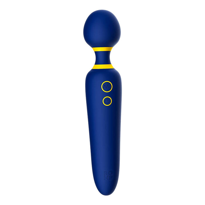 ROMP Flip Rechargeable Silicone Wand Massager Blue