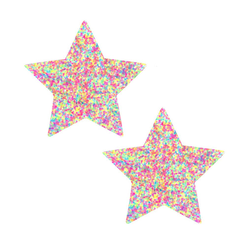 Neva Nude Pastie Star Sprankles Neon UV | Nipple Covers