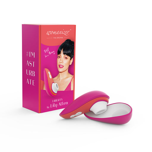 Womanizer Liberty by Lily Allen | Liberty In  Rebellious Pink | Compact Silicone Vibe