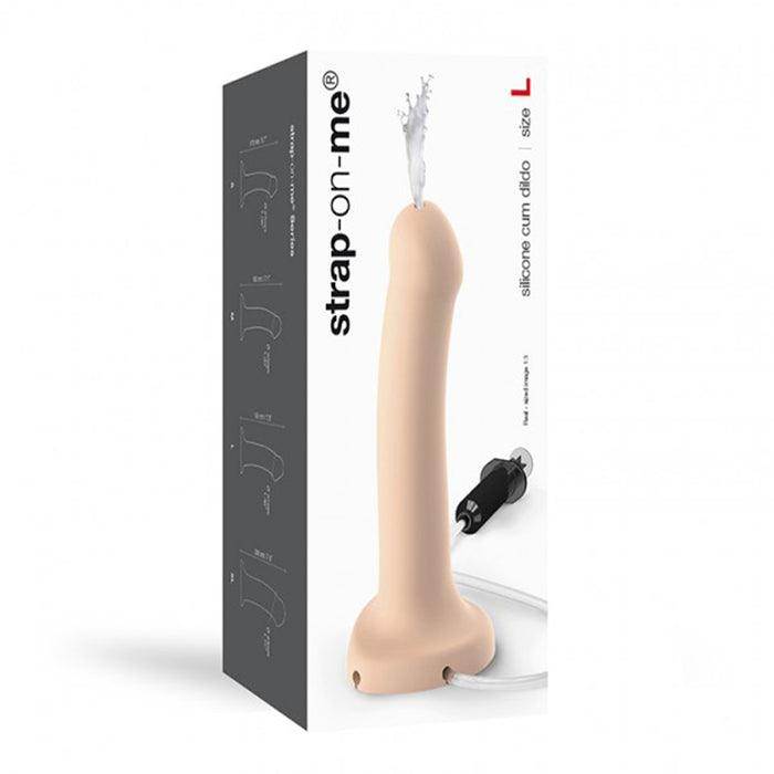 Strap-On-Me Silicone Ejaculating Cum Dildo Vanilla L (fluid not included)