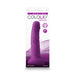 Vibrating Dildo 7in Purple