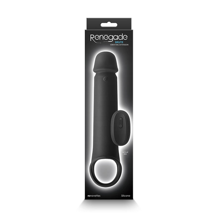 Renegade Brute Vibrating Penis Extension Black